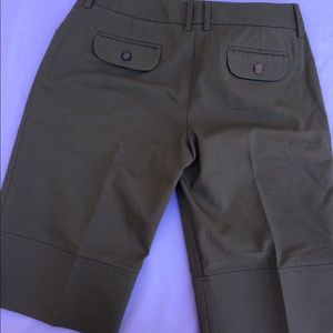 IZ Byer Collection Bermuda Shorts Button Detail